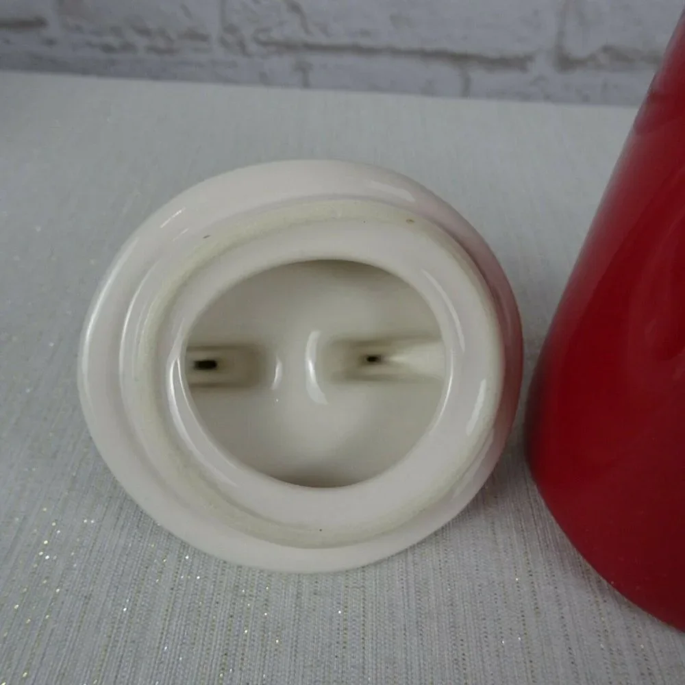 New RAE DUNN Rainbow 🌈 Figural Mug Love Is Equal Red With Lid Pride Home Decor